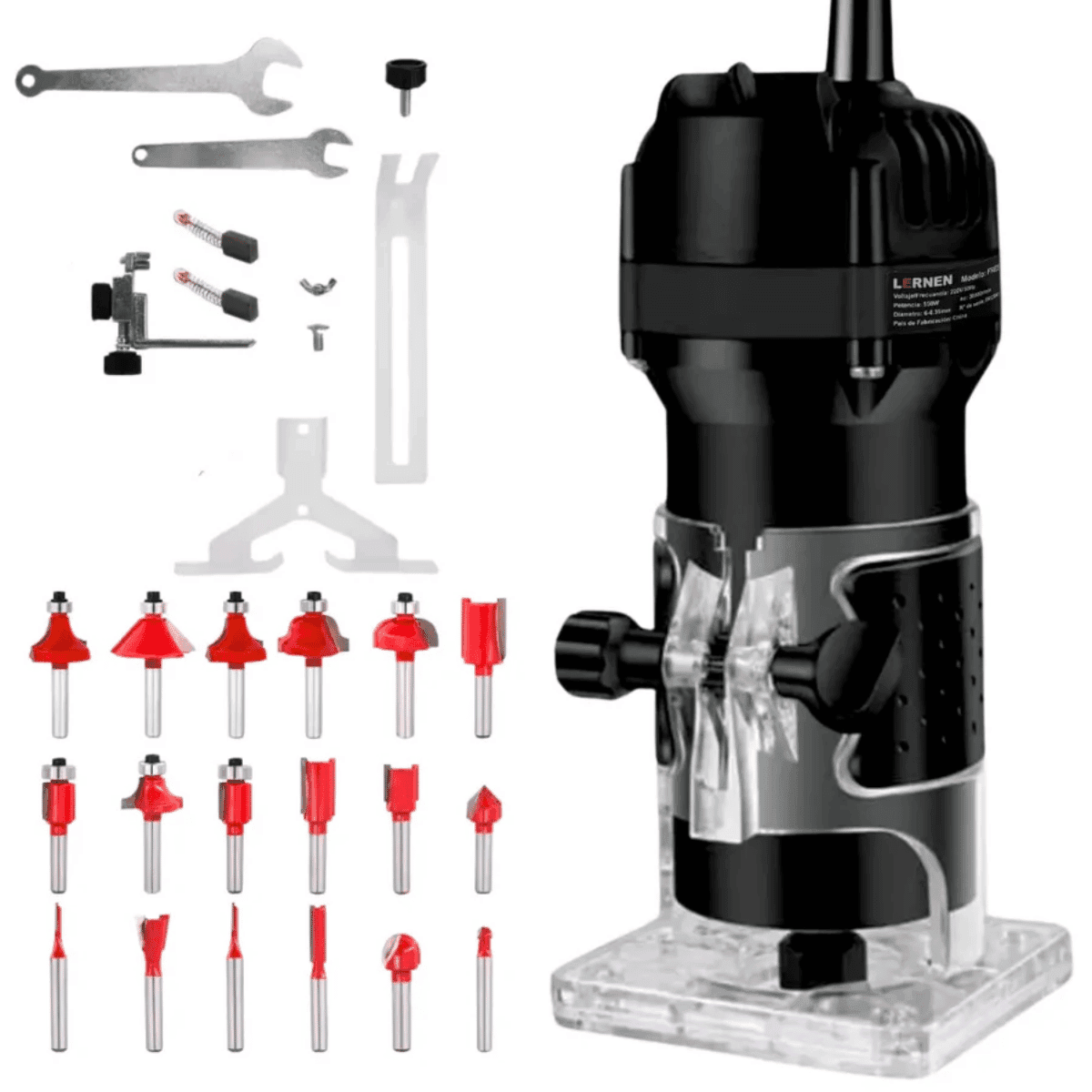 Fresadora Router Tupi 6-6.35mm LERNEN- 220v 50hz - 550w